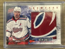 2013-14 Panini Prime Showcase Patch 14/20 Justin Schultz #SP-JUS 3 Color
