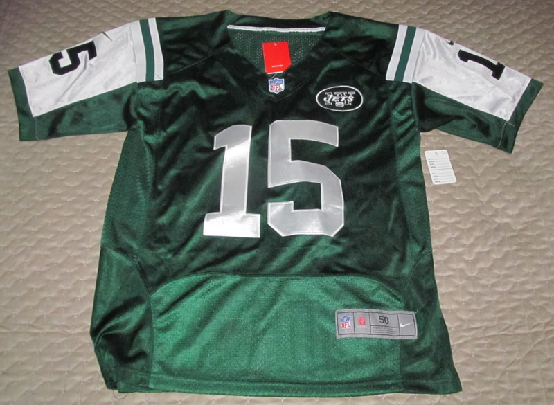 Nike Tim Tebow NFL New York Jets Authentic Sewn Green Elite Jersey – Size 50