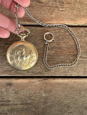 Vintage Ever Swiss Pocket Watch 17 Jewels-Hor...