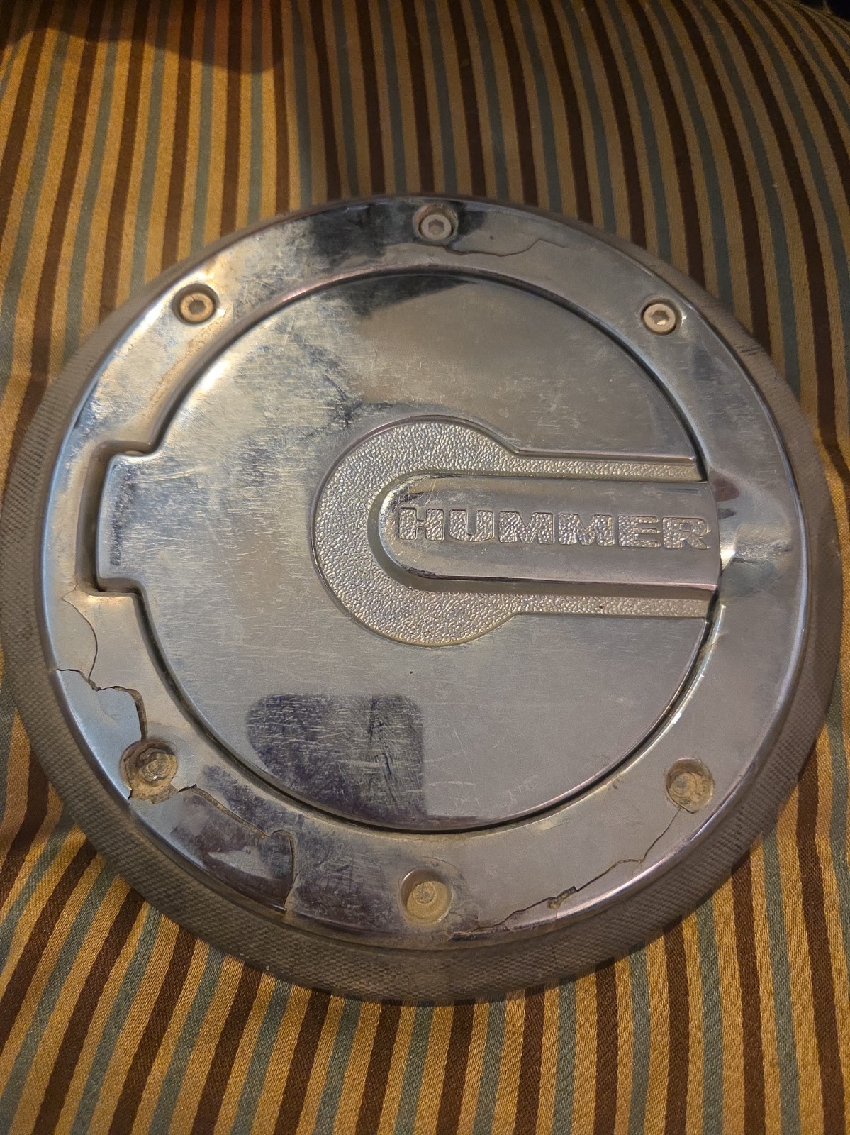 2006-2010 HUMMER H3 Gas Fuel Tank Filler Door/ Gas Cap Cover CHROME GM  19170915