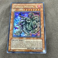 Yu-Gi-Oh Yamata Dragon LOD-067 Legacy of Darkness Unlimited Edition Heavy Play