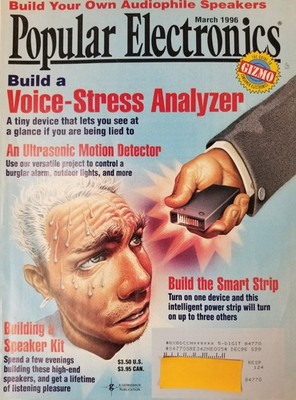 Popular Electronics March 1996 Build a Voice-Stress Analyzer + a Smart Strip