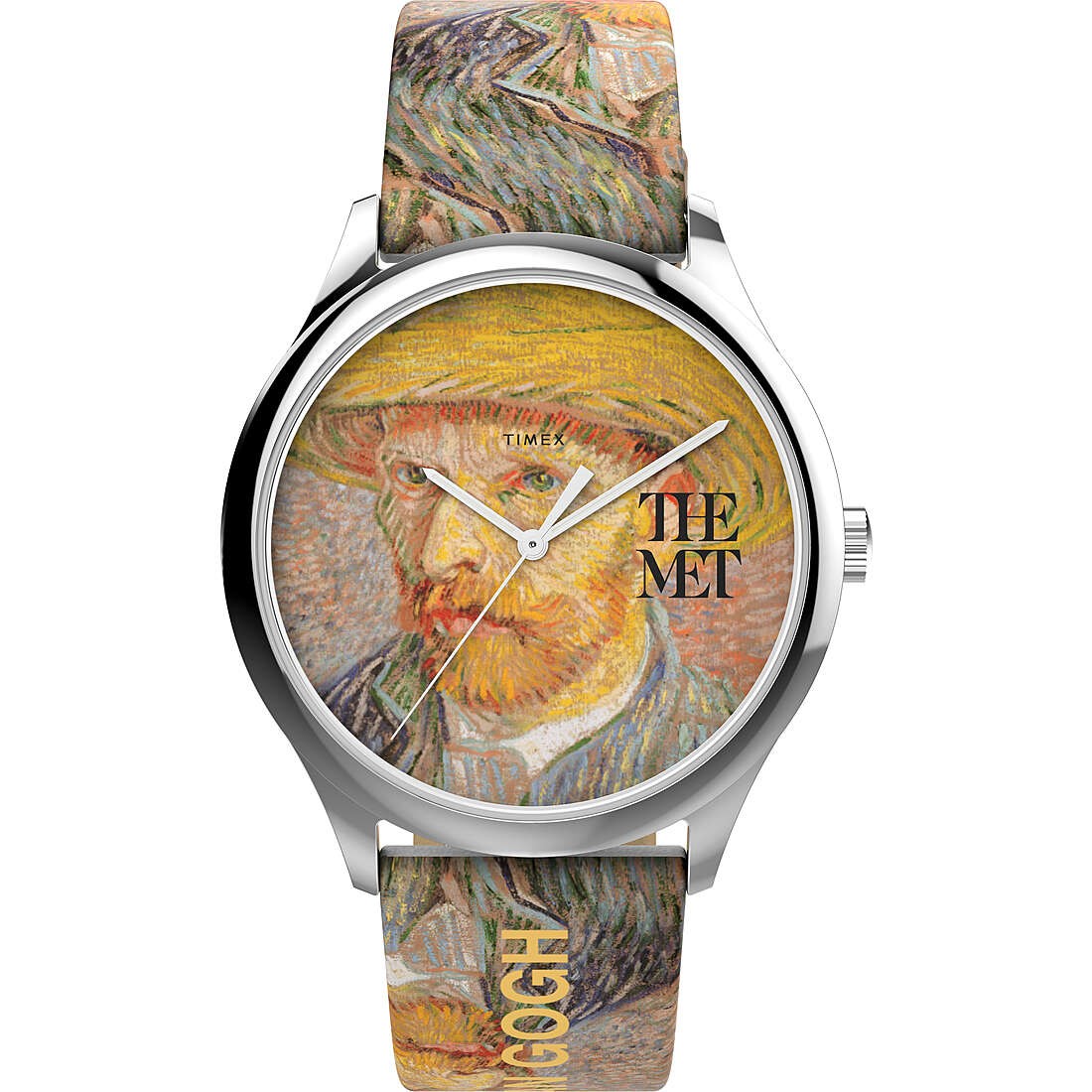 Mens Wristwatch TIMEX THE MET MODERN EASY TW2W25100 Leather VAN GOGH