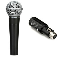 Shure SM58 Cardioid Dynamic Vocal Microphone with Audio Interface