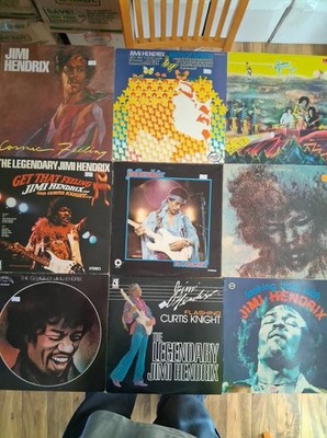 Jimi Hendrix, Vinyl Records, Lot of 11.