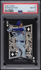 Topps 2026 Series 1 All Kings Shohei Ohtani #AK-4 Los Angeles Dodgers PSA 8