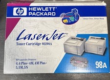 Genuine OEM HP 98A 92298A Black Toner Cartridge Factory Sealed LaserJet 4 5 5M