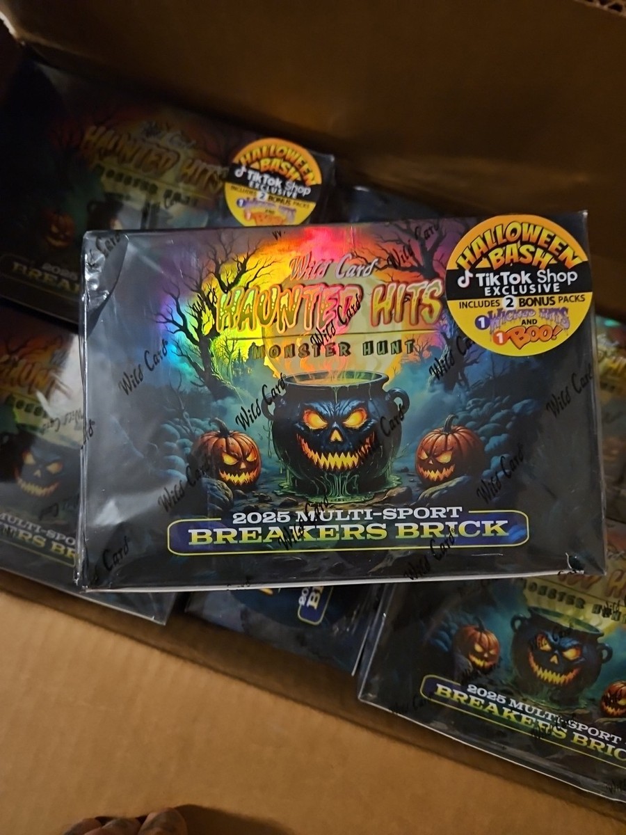 2025 Wild Card Haunted Hits Multi Sport Breakers Brick Sealed Box