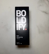 BOLDIFY Hair Fibers (28g) Fill In Fine and Thinning Hair for an Instantly Black