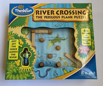 Thinkfun River Crossing - Perilous Plank Logic Game komplett mit Anleitung