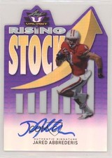 2014 Leaf Valiant Rising Stock Purple 18/25 Jared Abbrederis #RS-JA2 Auto uk2