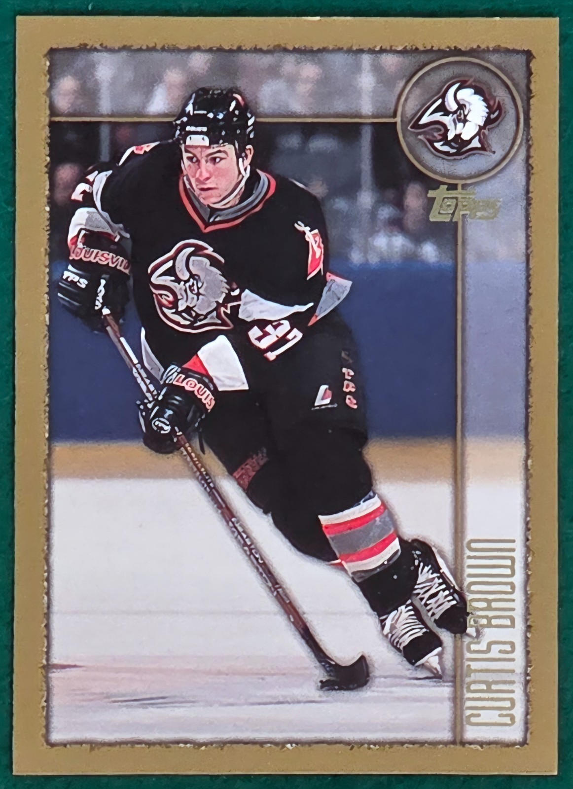 Curtis Brown - 1998-99 Topps #185 - Buffalo Sabres Hockey Card