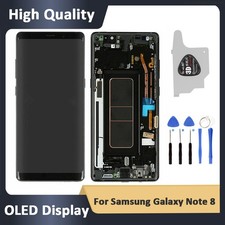 LCD OLED Display For Samsung Galaxy Note 8 Touch Screen Digitizer Assembly Frame