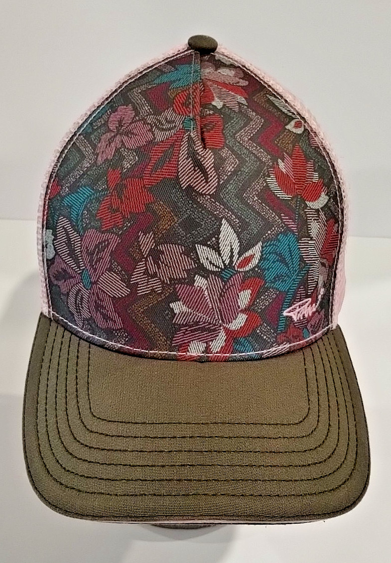 Pink Mesh Lower Pines Trucker Hat Cargo Green Horchata Snapb