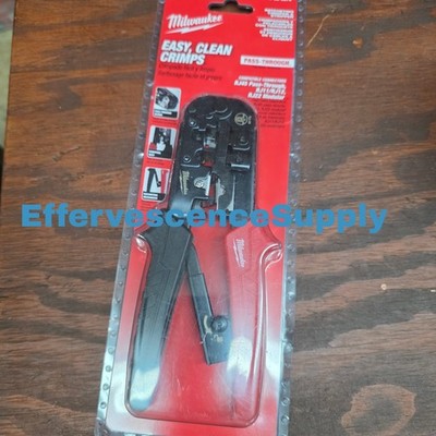 New Milwaukee 48-22-3074 Ratcheting Pass-Through Crimper & Stripper