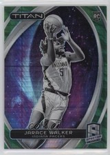 2023 Panini Spectra Titan International Green Prizm 23/75 Jarace Walker #95 5y7