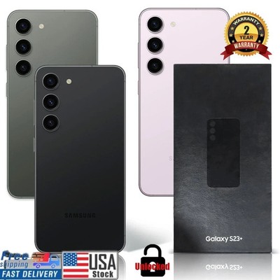NEW Sealed SAMSUNG GALAXY S23+ PLUS 5G 256GB 512GB SM-S916U Factory Unlocked US