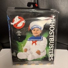 NUEVO Disfraz de Cazafantasmas Bebé Stay Puft Malvavisco Hombre 2 Piezas Talla 3-6 Meses
