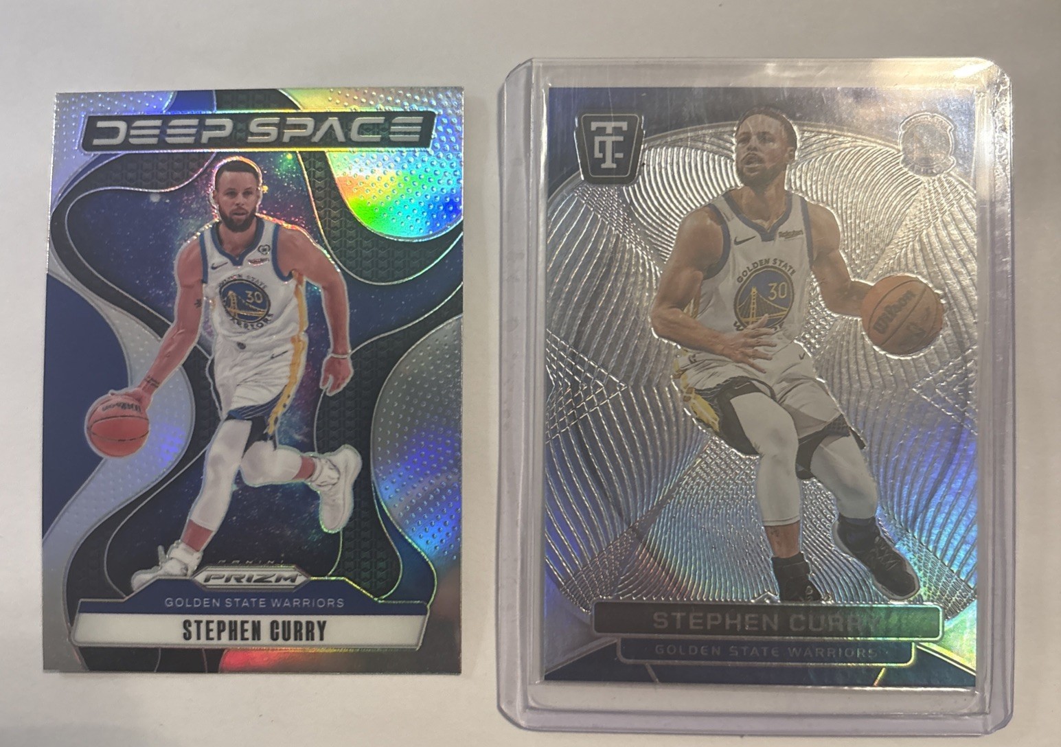 2024-25 Panini Prizm - Deep Space Stephen Curry #10 Silver Prizm+ TC