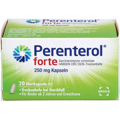 PERENTEROL forte 250 mg Kapseln 20 St PZN 04796869