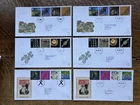 Collection Of 100 GB First-Day Covers, See Scans For Details, #3