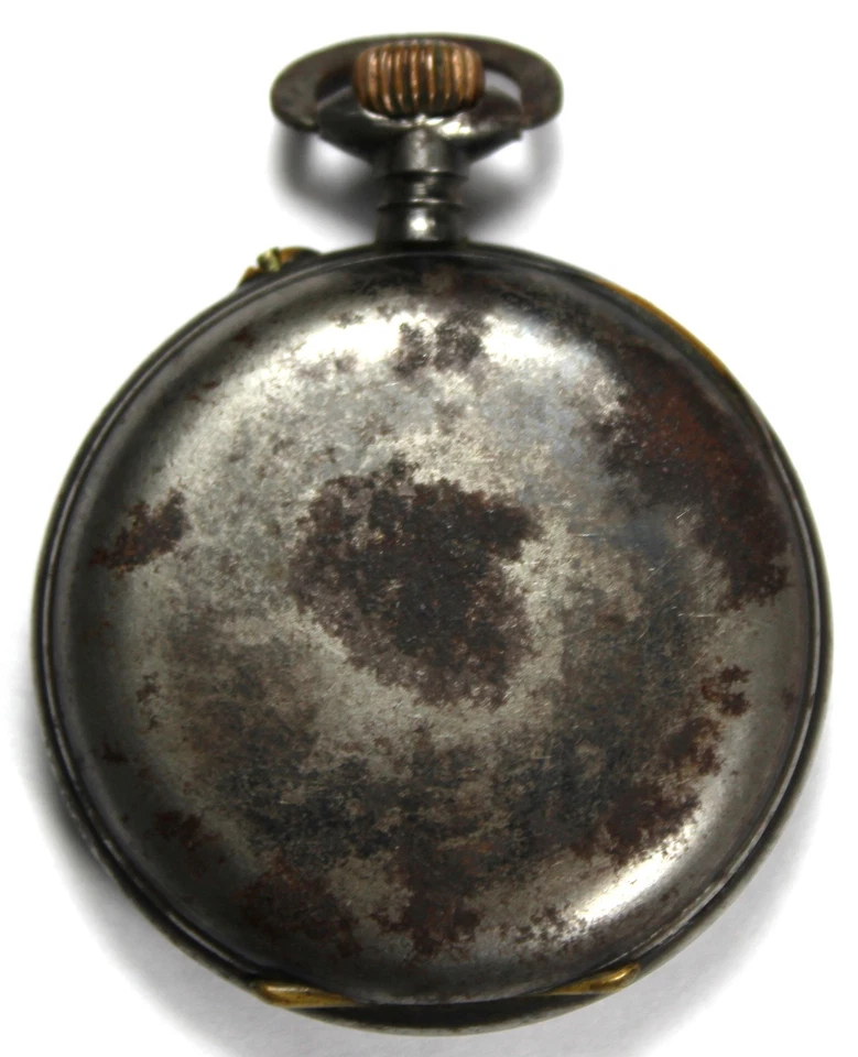 French Triple Calendar Moon Phase 51mm Pocket Watch - Parts/Repair - Image 2 of 4