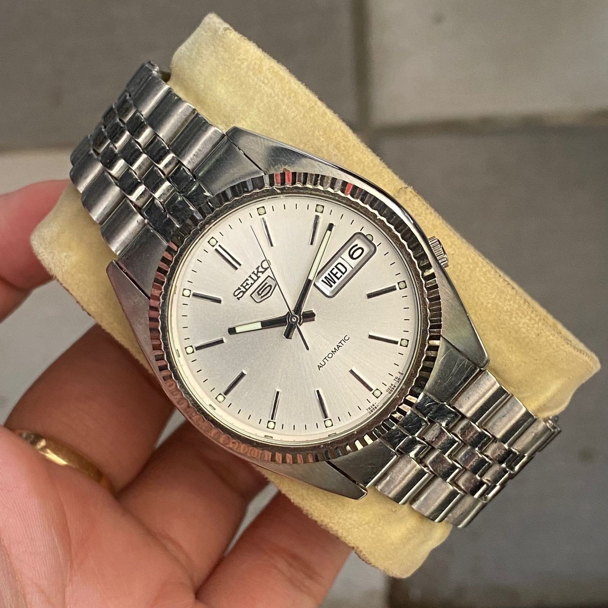 Rare Seiko 5 President SNXJ89 Automatic 7S26-3110 Day Date