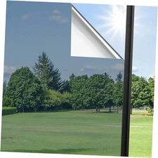  Window Privacy Film One Way Window Tint for Home, Sun UV 17.5" x 78.7" Silver