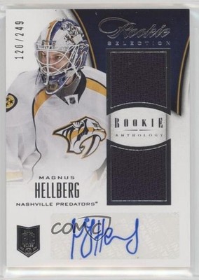 2013-14 Panini Rookie Anthology Selection 120/249 Magnus Hellberg #200 Auto 1e15