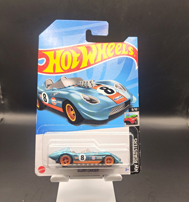 Hot Wheels Glory Chaser HW Roadsters Gulf Oil Blue Diecast Car Sth