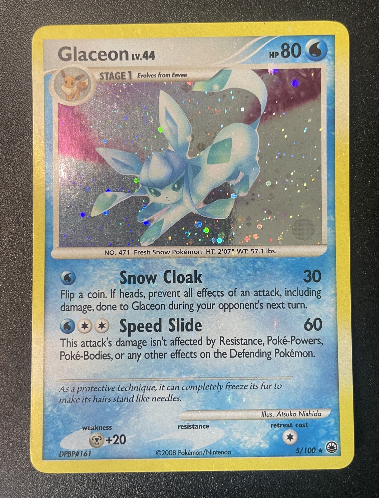 Glaceon | 5/100 | Majestic Dawn | Holo | Pokemon Card | NM