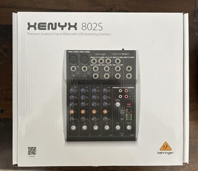 Behringer XENYX 802S Mixer   NEU & unbenutzt (USB Audio Interface)