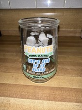 Welch's Peanuts Glass Jelly Jar Charlie Brown & Sally Let’s See if it Flies #3