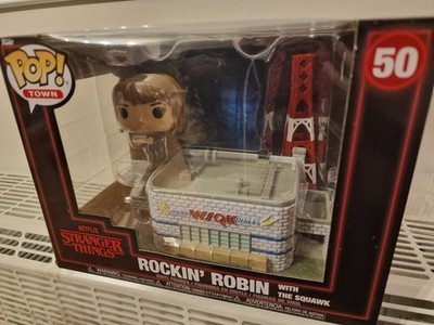 Funko POP Stranger Things Rockin  Robin with The Squawk #50 Neu