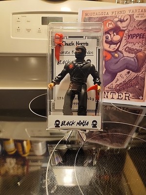 Vintage Chuck Norris Karate Kommandos Black Ninja. MINT! 100% COMPLETE WORKING!
