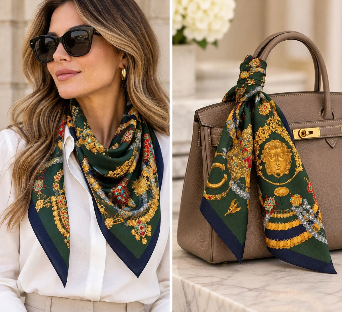 25+ HERMÈS Blue Scarves & Wraps for Women for sale | Updated Oct 2026