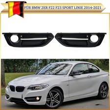 Lüftungsgitter Gitter Stoßfänger für BMW F22 F23 Schwarz Nebelscheinwerfer Grill
