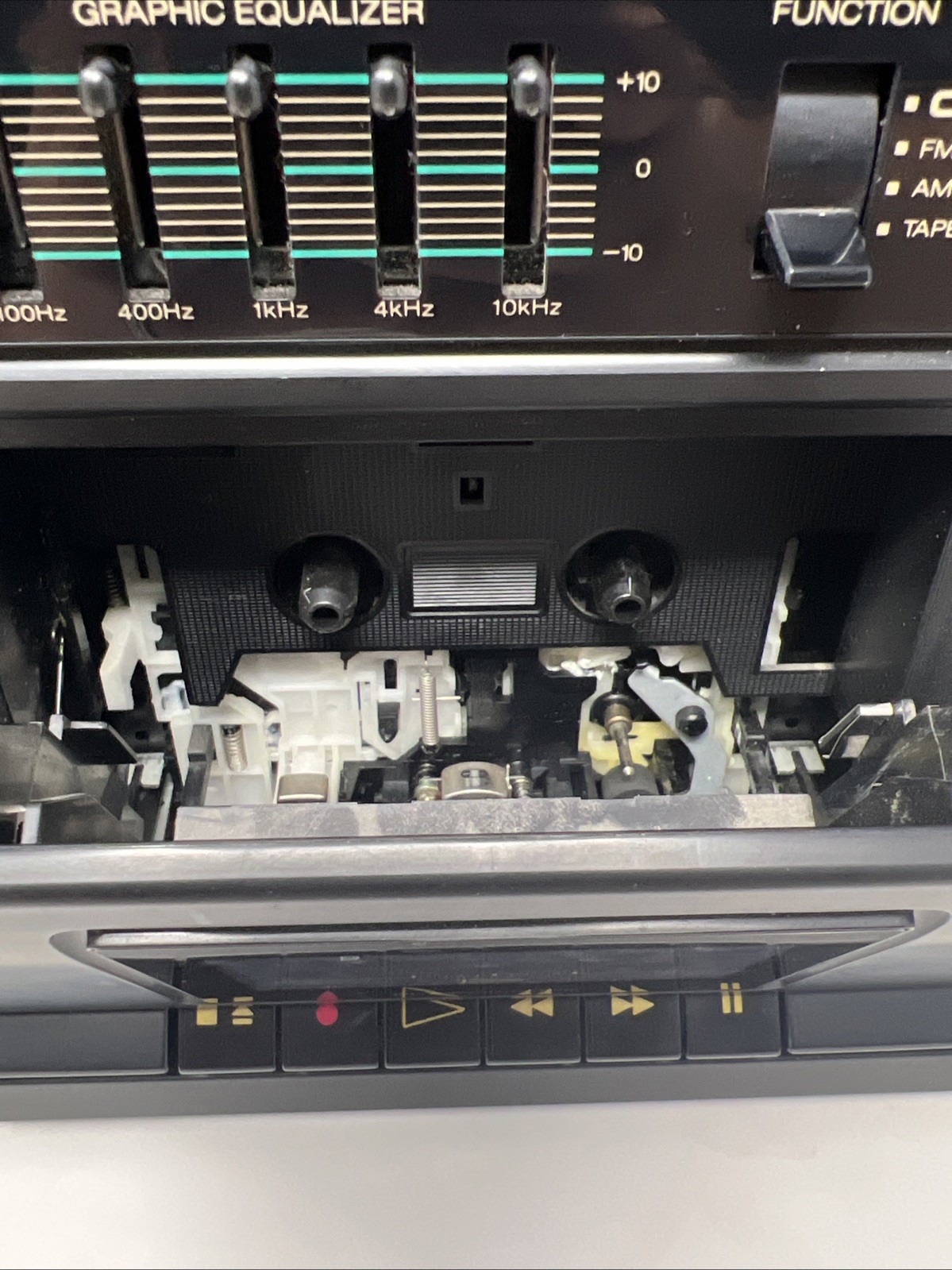 Sony CFD-454 CD Radio Cassette Recorder Boombox w Speakers