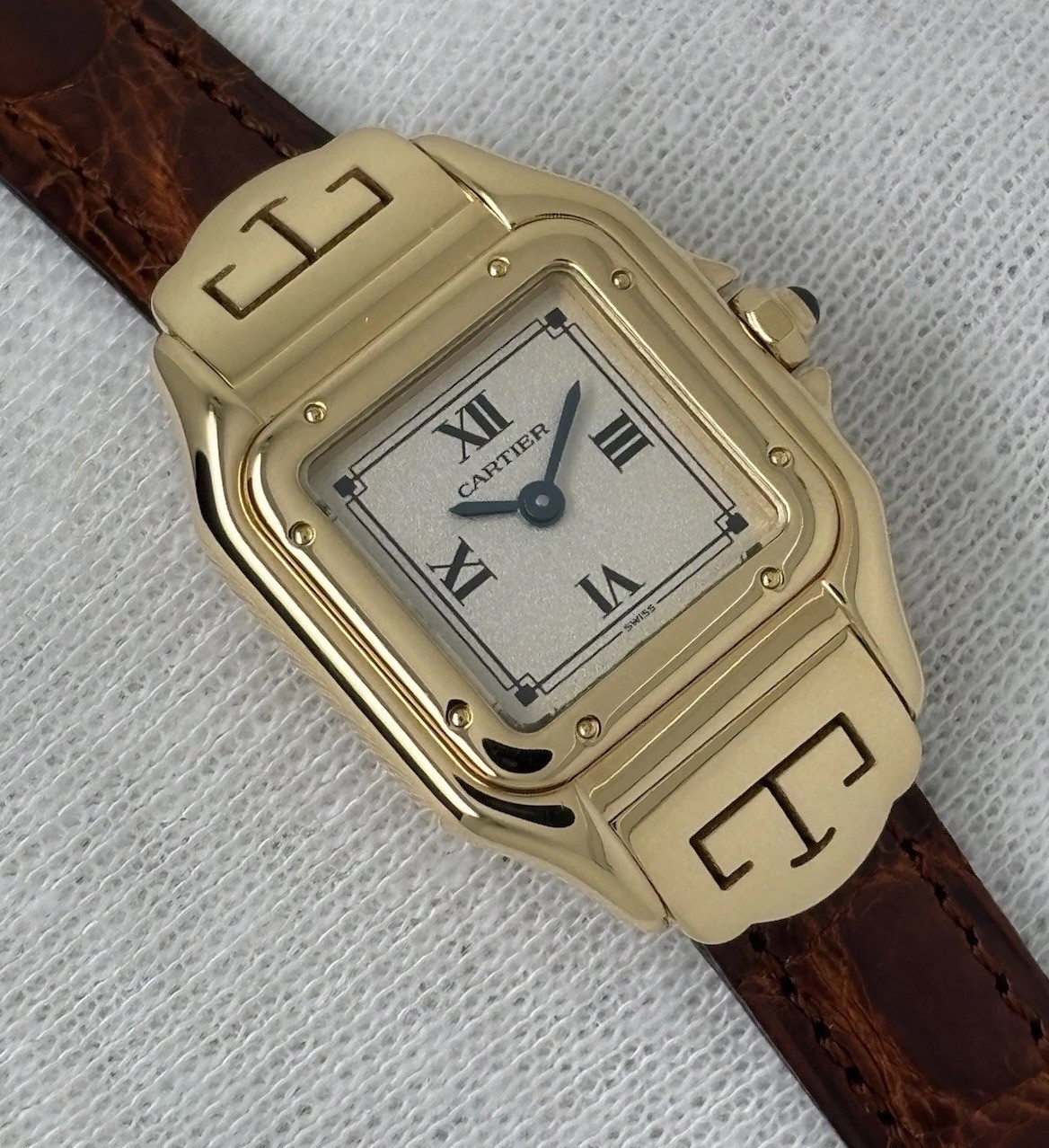 Cartier Panthere Solid 18ct Yellow Gold Ladies Watch Art Deco 22mm 2026 Service