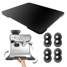 360° Rolling Tray Bamboo Appliance Slider for Kitchen Appliances, for Brevi