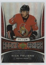 2007-08 Upper Deck Trilogy Rookie Premieres /999 Nick Foligno #165 0p5y