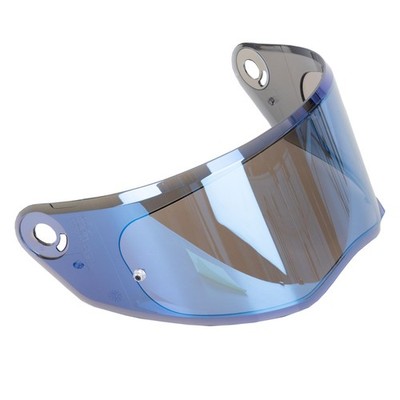 HJC V10 Motorcycle Helmet Replacement Pinlock Ready Visor - Iridium Blue HJ-41