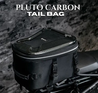 Pluto Carbon Tail Bag (16L Expandable to 20L) Fit for TVS APACHE RTX 300