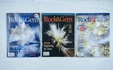 Rock & Gem Magazine, The Earth Treasures Minerals and Jewelry 2021 Lot of 3