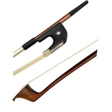 Woodiness High Handle Bass Bow Double Eyes 3/4 Upright Double Bass Bow German
