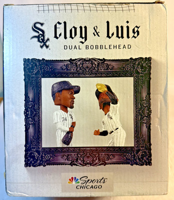 Eloy Jimenez and Luis Robert Dual Bobblehead 2022 Chicago White Sox MLB Open Box
