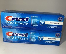  2 Pack Crest Pro-Health Whitening Toothpaste 4.3 fl oz Expires 12/27