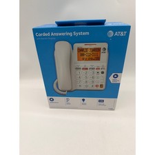 AT T CL4940 Big Button Corded Phone with Digital Answering System New