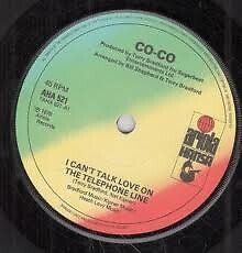 Co Co - I Can't Talk Love On The Telephone Line (7'', Sol)