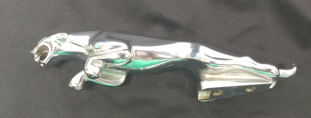 【初期NSC刻印】Knights of the Jaguar 12インチ Original 1955 - 1962 Jaguar Mk2 MK VIII MK IX Leaper Hood Ornament